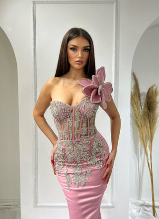 Ayla Sleeveless Stone-Detailed Dress - Blini Fashion House