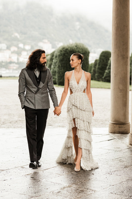 Italian bridal shoot captures modern elegance