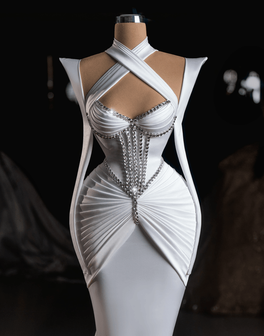 Celestia Bridal Dress with Long Sleevs