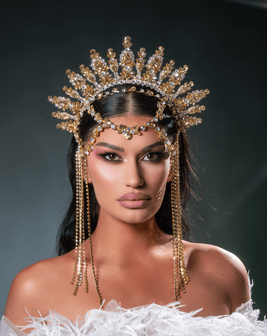 Celestia Crystal Bridal Crown