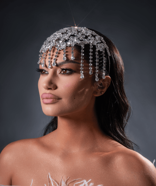 Celestial Crystal Bridal Headpiece