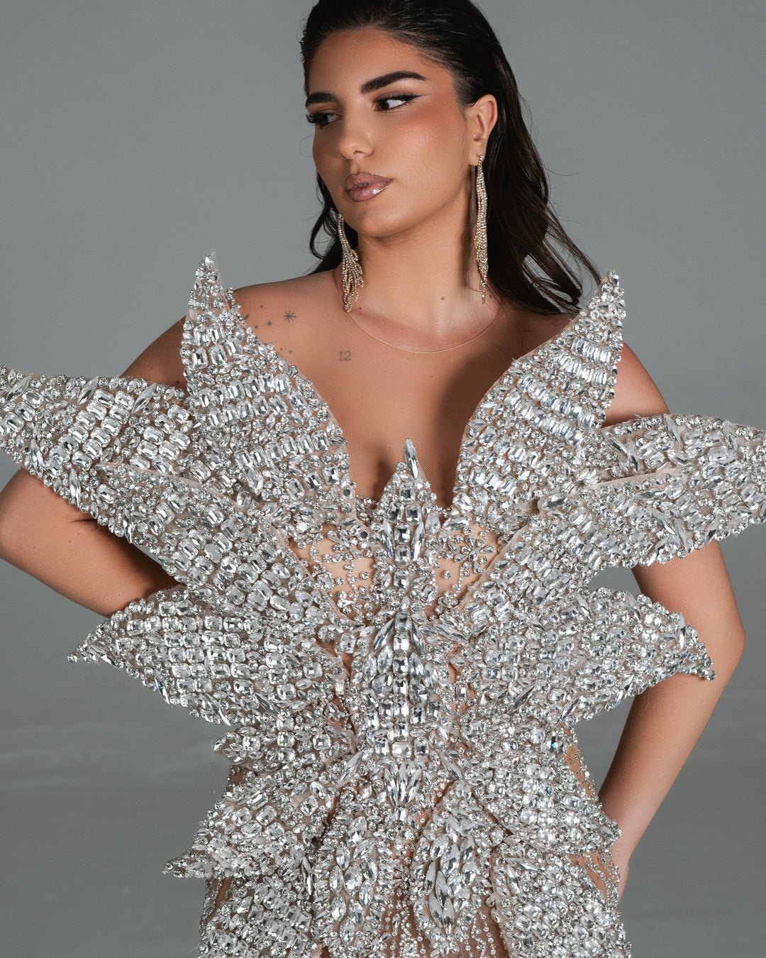 Celia esageratamente Silver Sequin