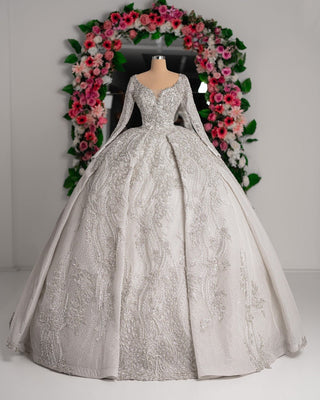 Clara Bridal Dress with Sparkle and Sequins