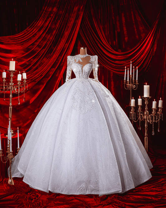 Conea Bridal Dress with Crystals