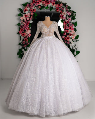 Derya Bridal Dress with Sparkle and Sequins