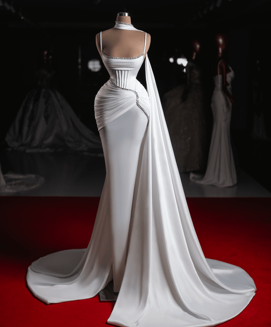 Elysia Bridal Dress Embellished with Crystals