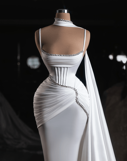 Elysia Bridal Dress Embellished with Crystals