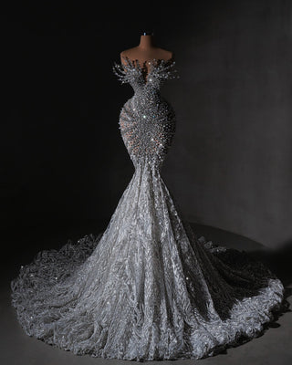 Exquisite Sleeveless Bridal Dress - Luxurious Wedding Attire for Unforgettable Moments