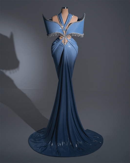Kérak Blue Evening Gown