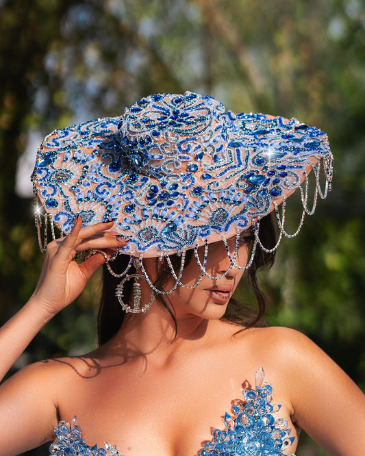 Marceline Crystal Couture Hat