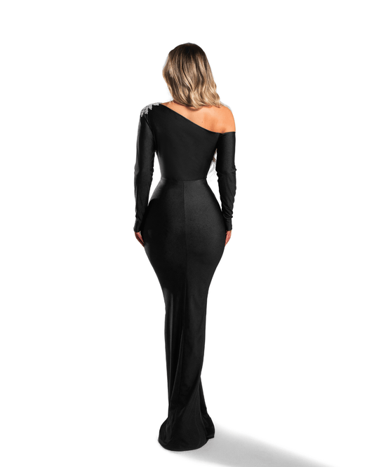 Ordea Black Long Dress