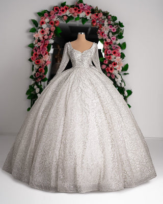 Bridal Dress - Elegant White Gown for Wedding