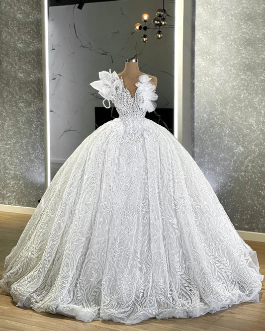 Aella Sophisticated Sleeveless Wedding Dress - Blini Fashion House