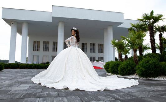 Ajola Wedding Gown with a Touch of Sparkle - Blini Fashion House