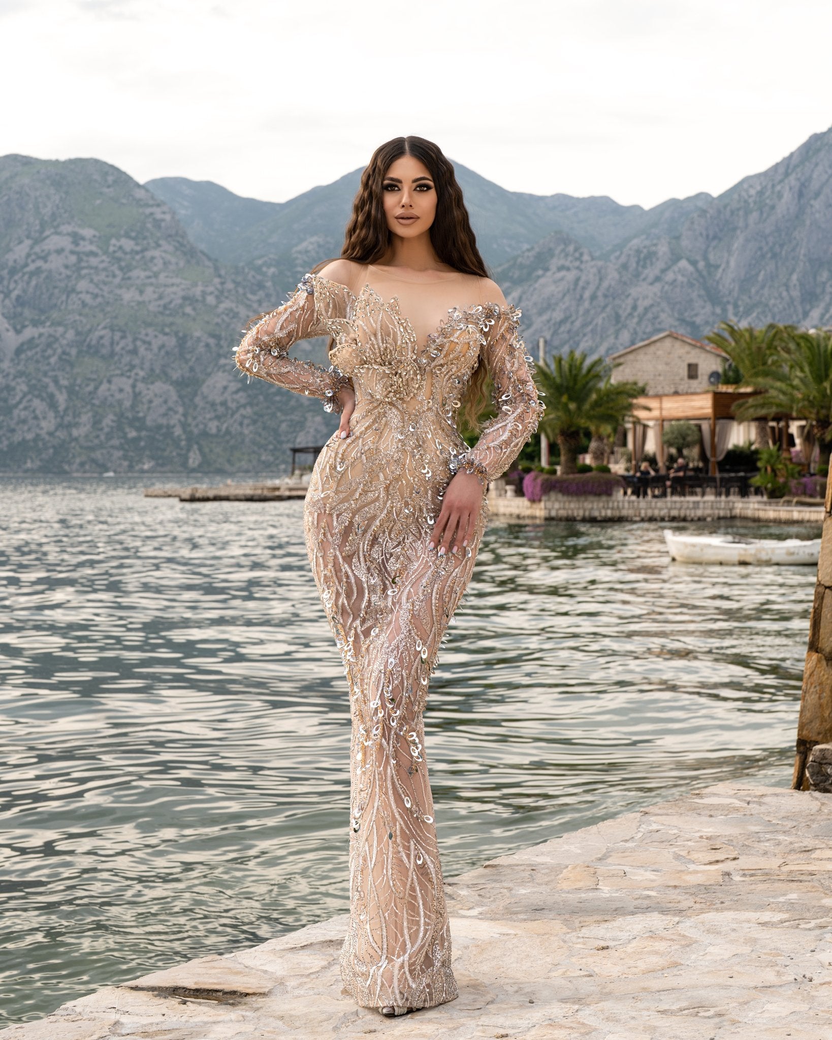 BeadsBeigeChampagne - Blini Fashion House