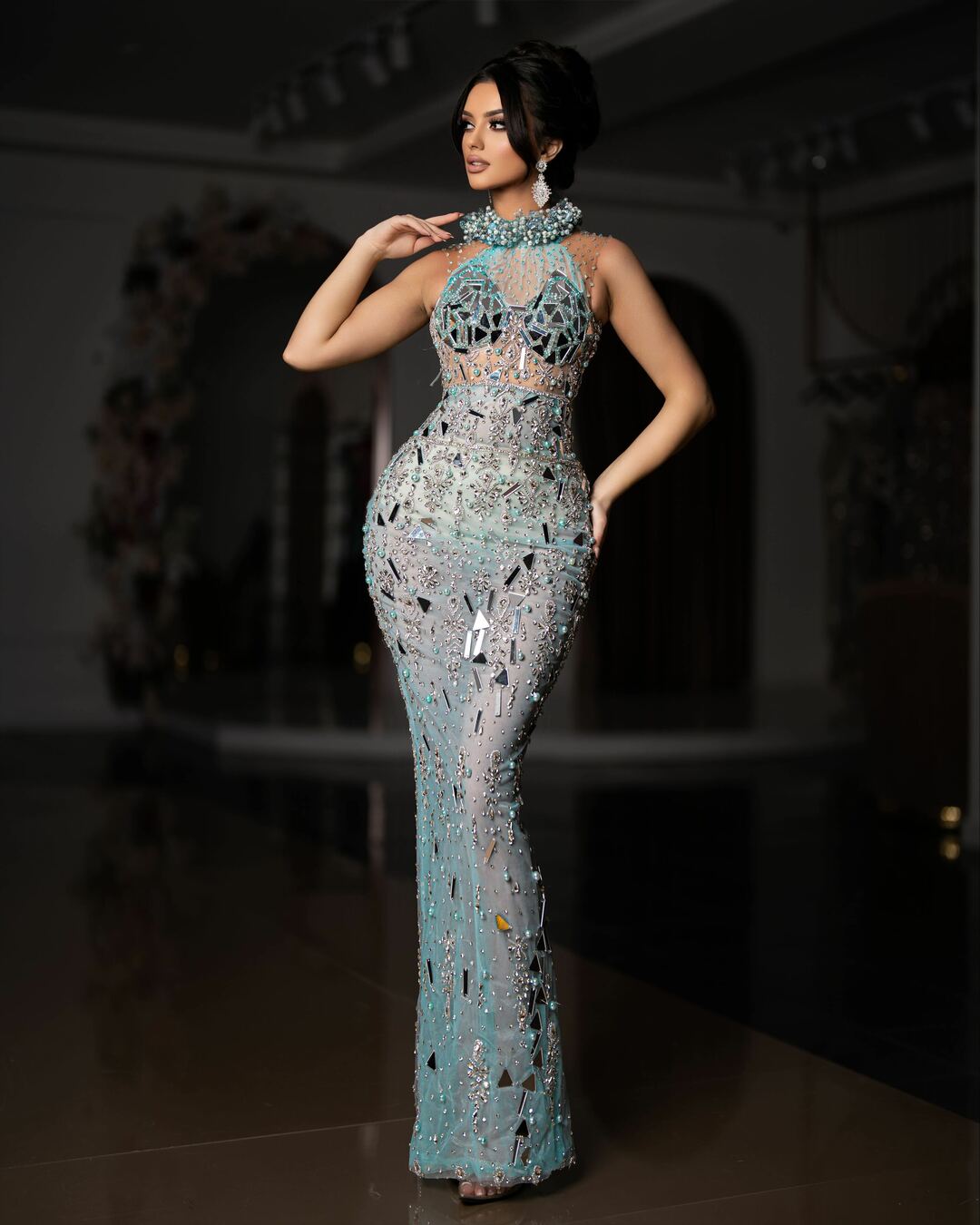 Chic Light Blue Dress