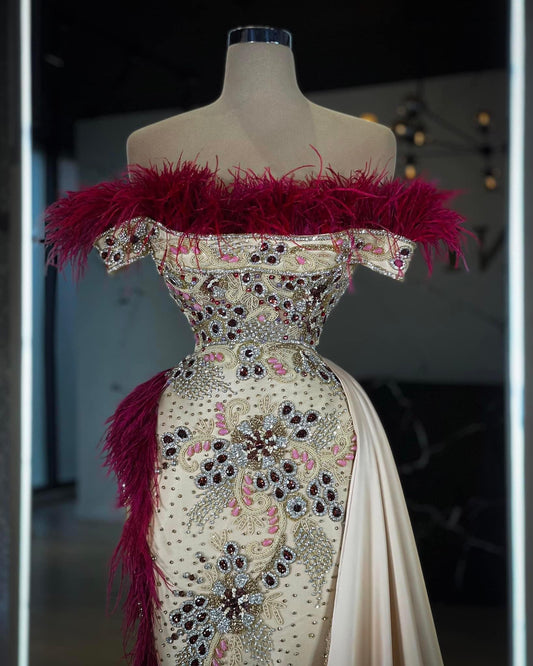 Arli Off-Shoulder Dress with Side - Blini Fashion House