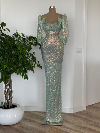 Armonia Sparkling Long Sleeve Dress - Blini Fashion House