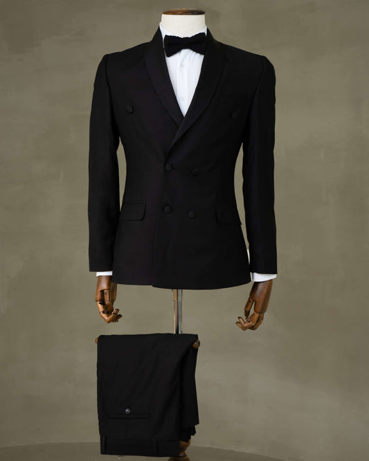 BlackCollarGroomMen - Blini Fashion House