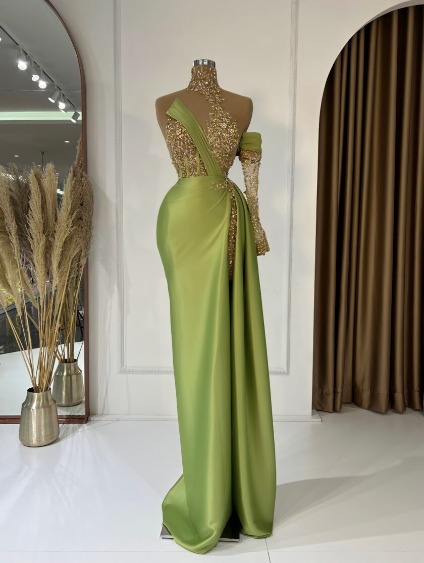 Fashion Dark Green Evening Dress Gown 2019 Vintage Beading Crystal A-line  Graduation Dress Formal Party Dress Vestido De Noiva - Evening Dresses -  AliExpress
