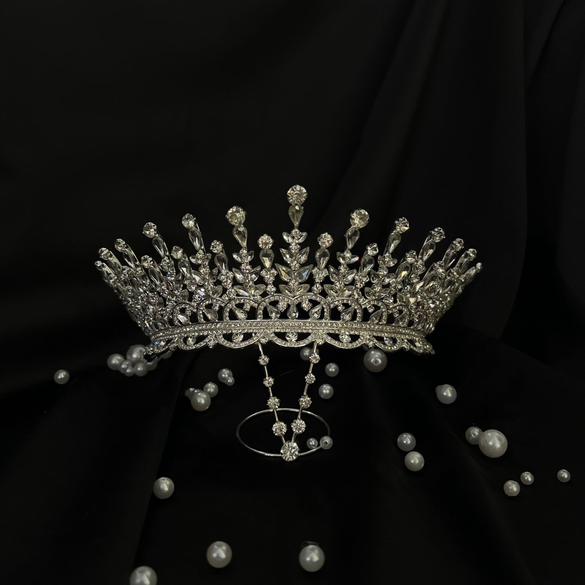 Edith Crown of Sparkling Crystals - Blini Fashion House