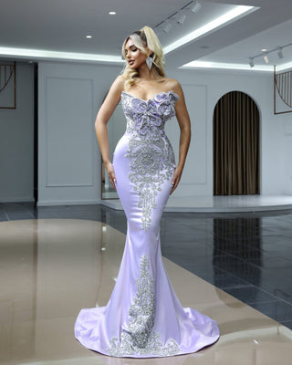 Eola Sparkling Sleeveless Stone Dress - Blini Fashion House