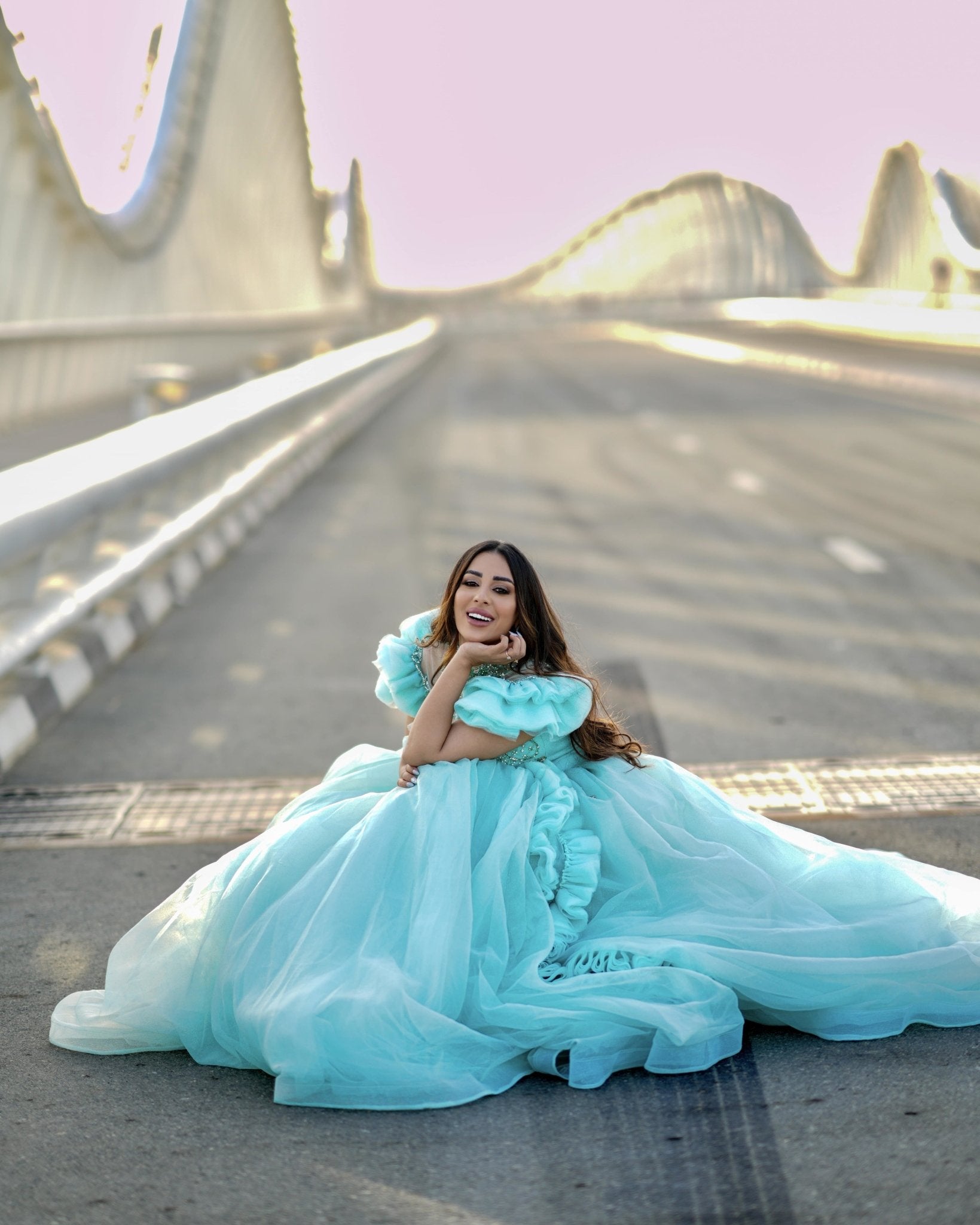 Farzana Naz in Blini's mesmerizing ball gown