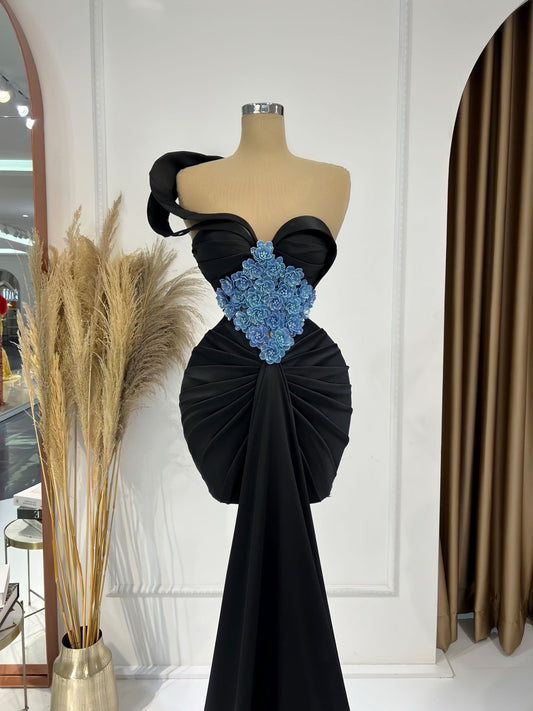 Robe longue à une épaule Rosalind