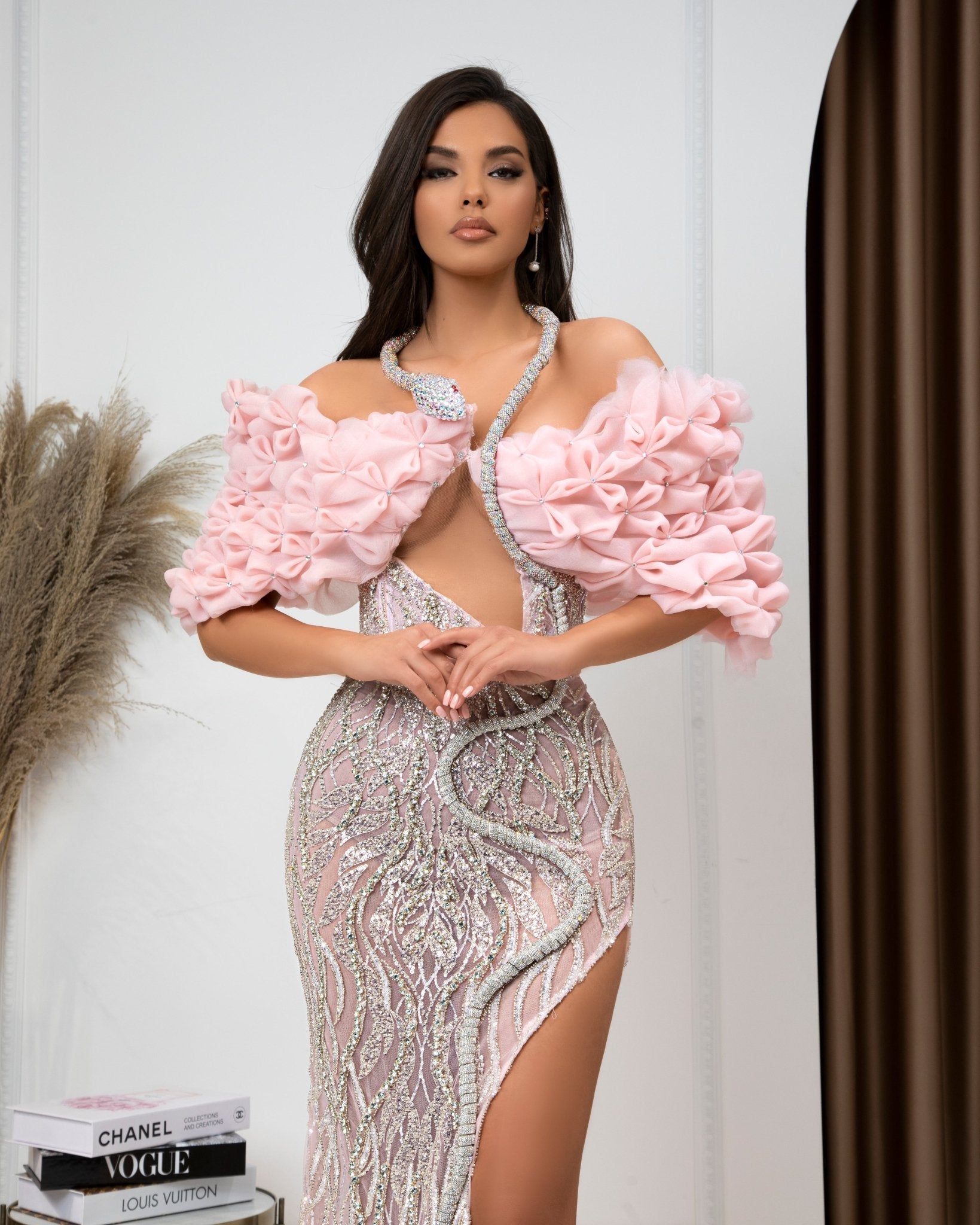 Pink snake dress hotsell