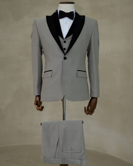 CollarGreyGroomMen - Blini Fashion House
