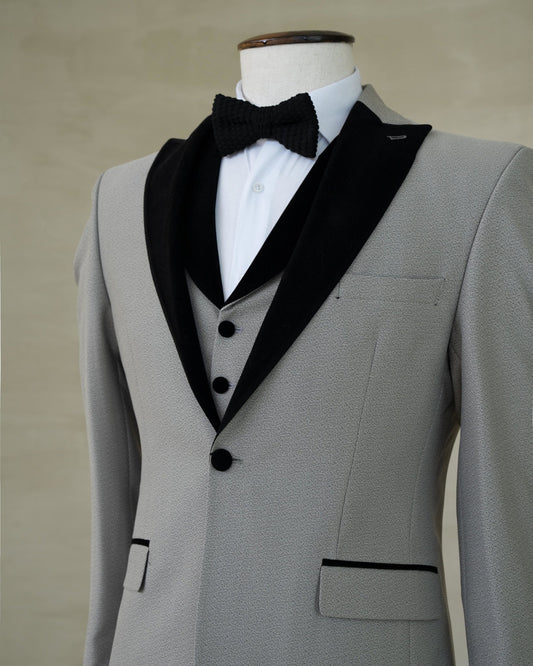 CollarGreyGroomMen - Blini Fashion House