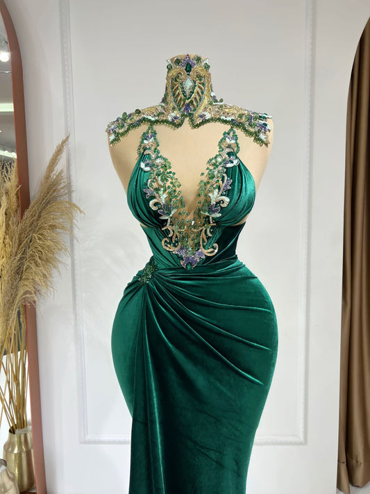 Inaz Shimmering Stone and Crystal Embellishments Dress