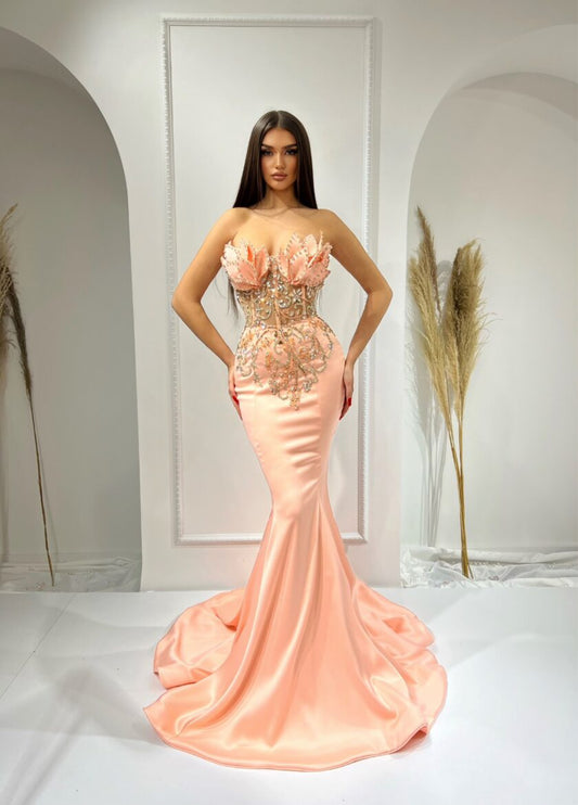 Erena Sparkling Sleeveless Stones Dress