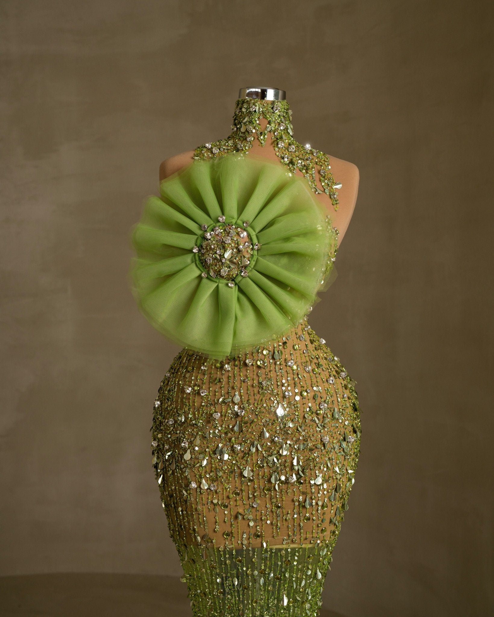 GreenHigh Necklight greenWomen - Blini Fashion House