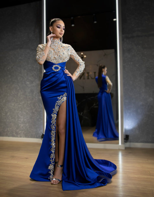 BeadsLong DressLuxoriousWomen - Blini Fashion House