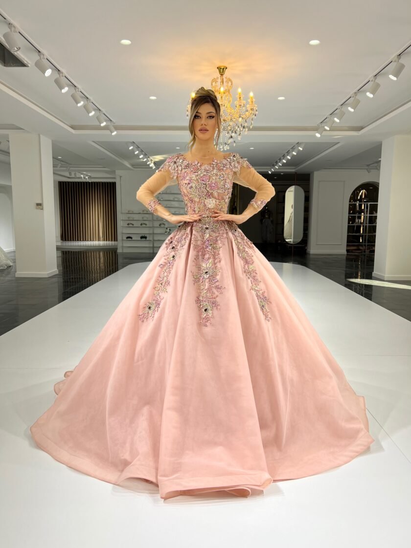 BallgownFlowersLong DressWomen - Blini Fashion House