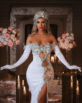 Elegant White Bridal Dress for Timeless Wedding Charm