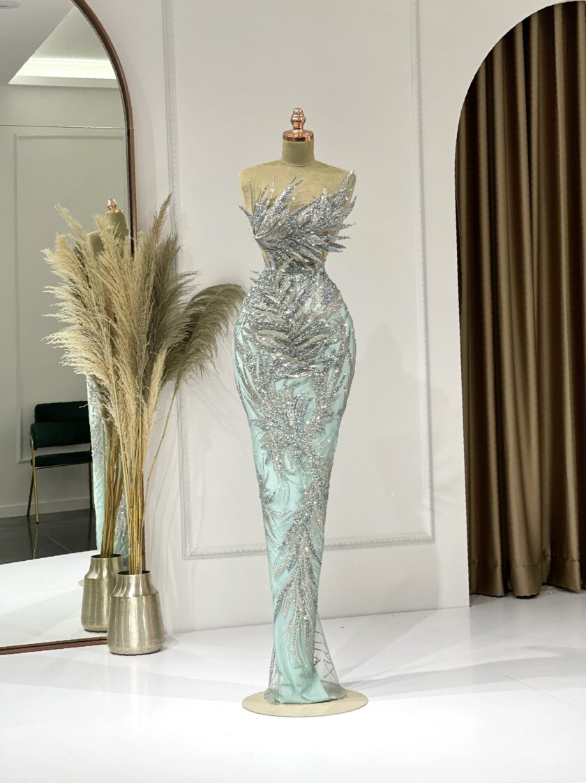 Long DressLuxoriousShineWomen - Blini Fashion House