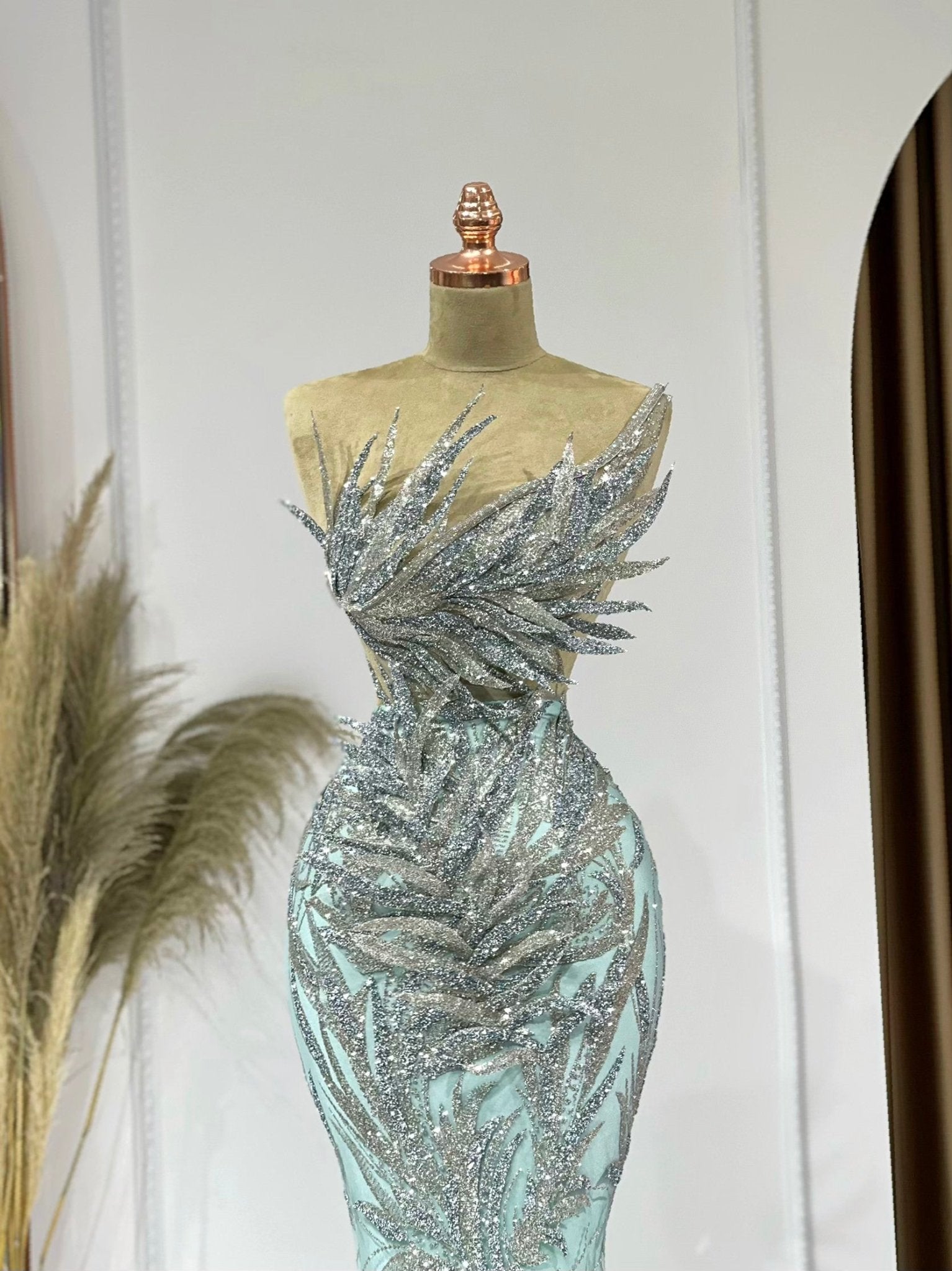 Long DressLuxoriousShineWomen - Blini Fashion House