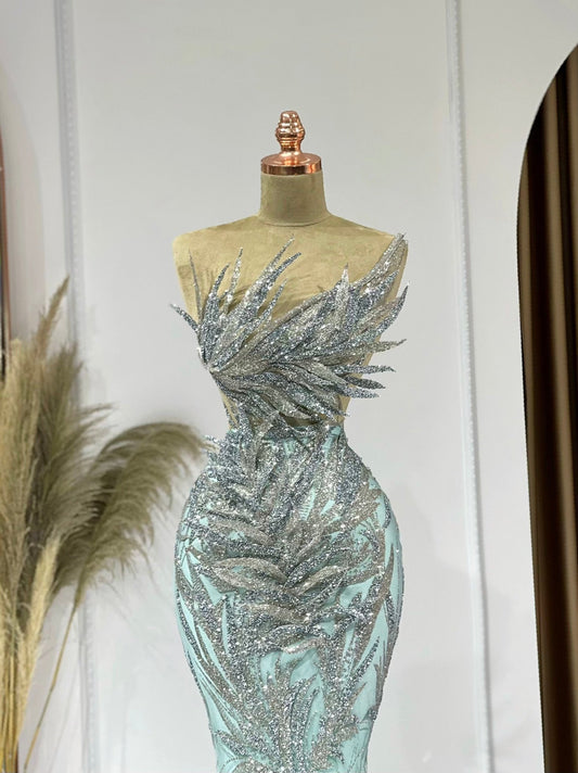 Long DressLuxoriousShineWomen - Blini Fashion House