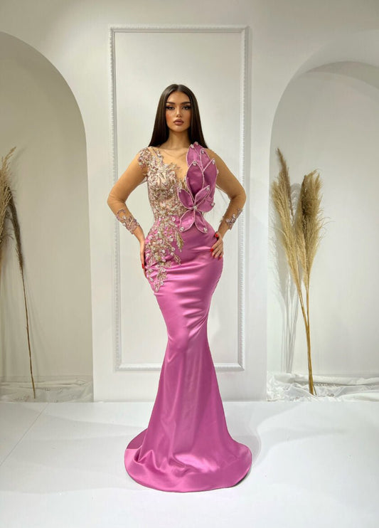 BeadsLong DressLuxoriousWomen - Blini Fashion House