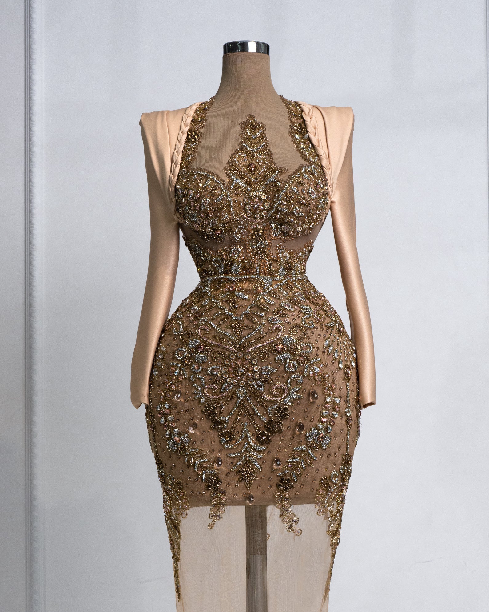 BeadsChampagneCrystalsWomen - Blini Fashion House