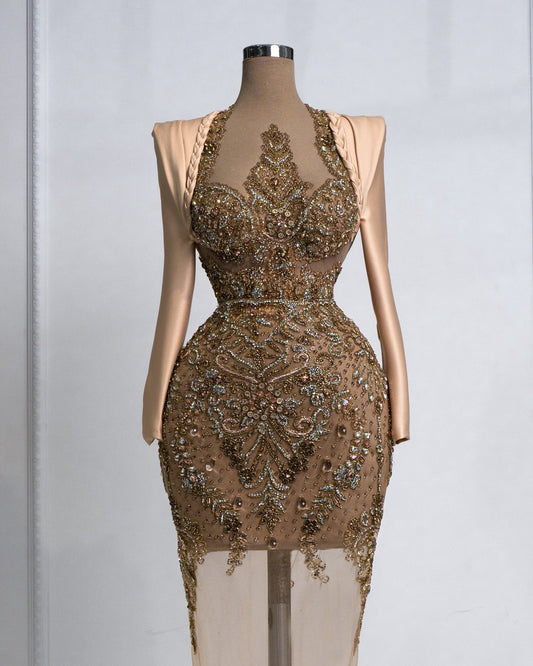 BeadsChampagneCrystalsWomen - Blini Fashion House