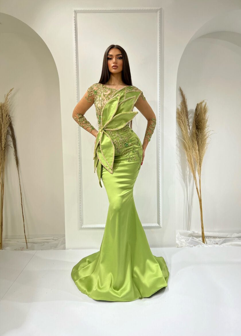 BeadsLong DressLuxoriousWomen - Blini Fashion House