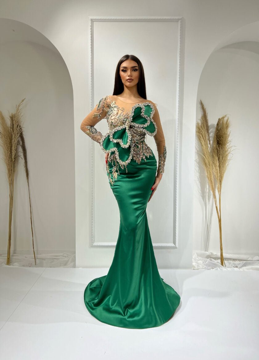 BeadsLong DressLuxoriousWomen - Blini Fashion House