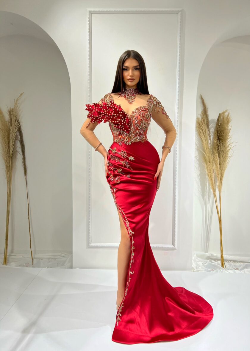 BeadsLong DressLuxoriousWomen - Blini Fashion House