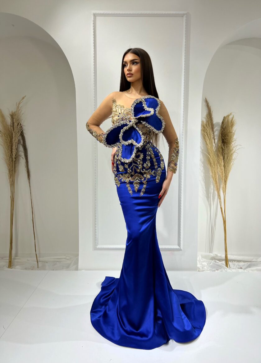 BeadsLong DressLuxoriousWomen - Blini Fashion House