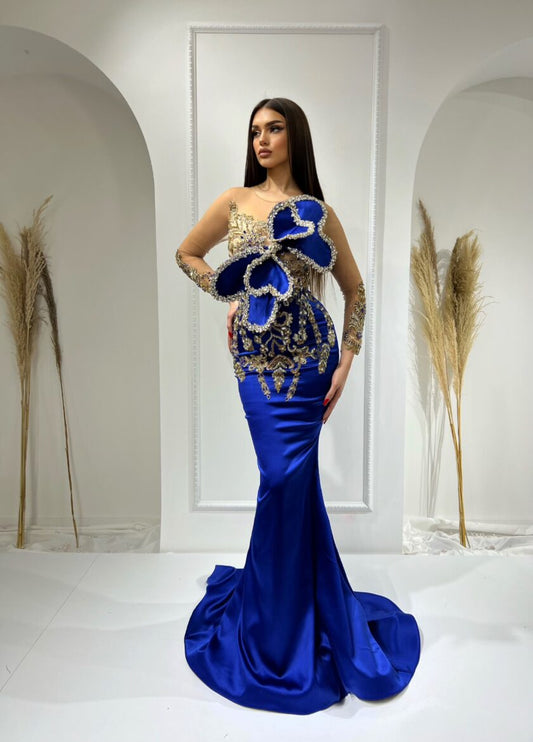 BeadsLong DressLuxoriousWomen - Blini Fashion House