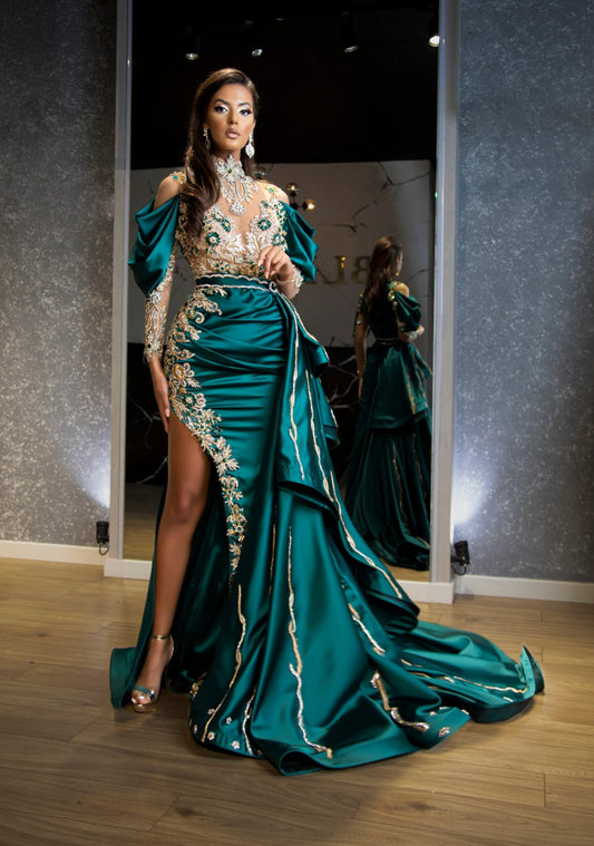 BeadsLong DressLuxoriousWomen - Blini Fashion House