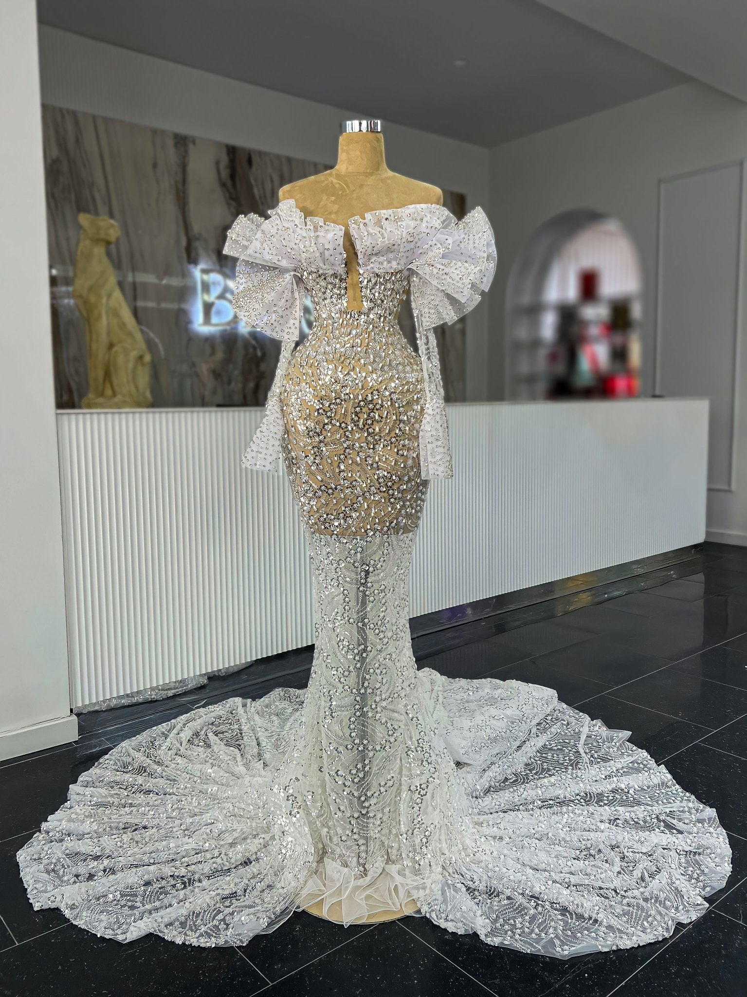 BridalCrystalsGownWomen - Blini Fashion House
